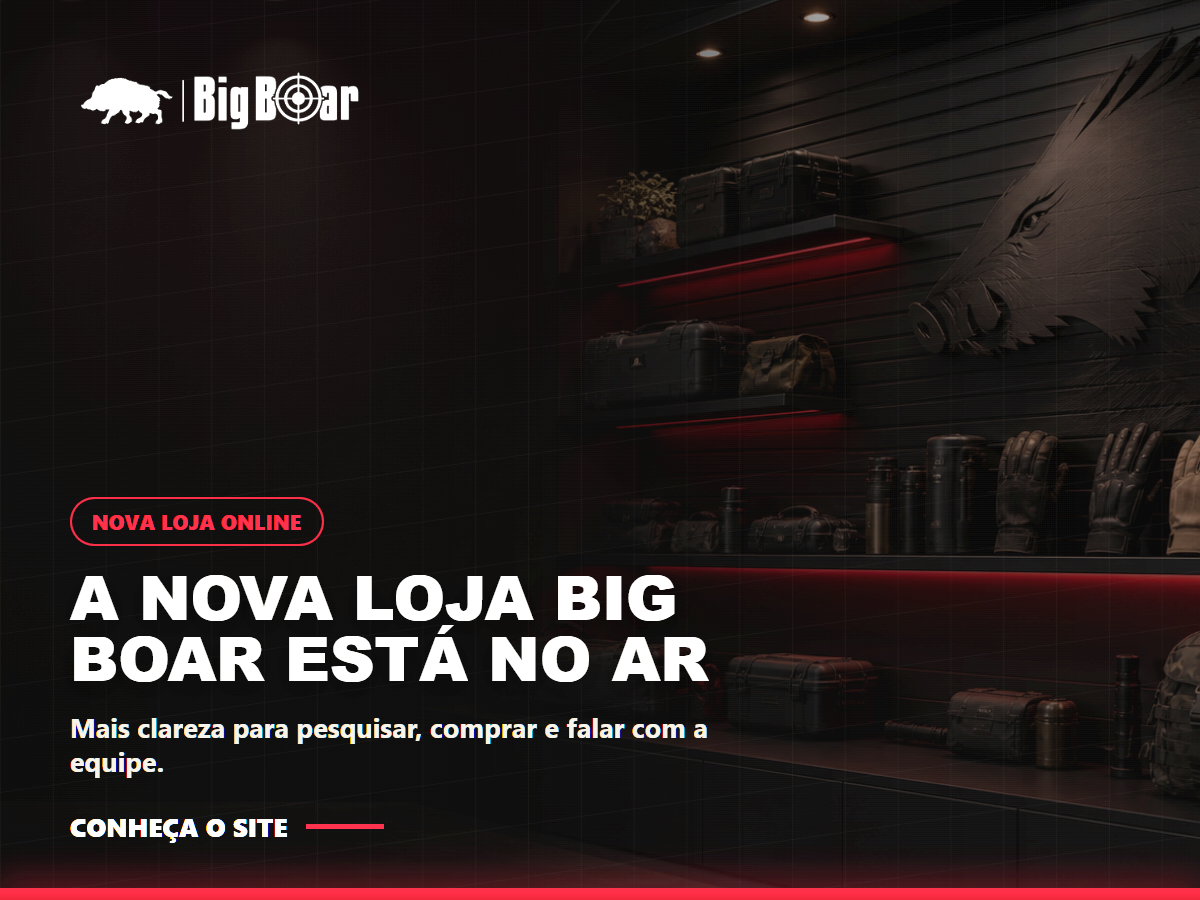Bem-vindos à nova loja Big Boar