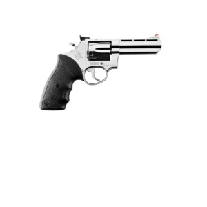 Revólver Taurus RT 889 calibre .38 SPL com cano de 6 polegadas e acabamento inox alto brilho