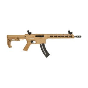 Rifle CBC 7022 Delta .22 WMR - Cano 14,5" - Oxidado / Polímero tan