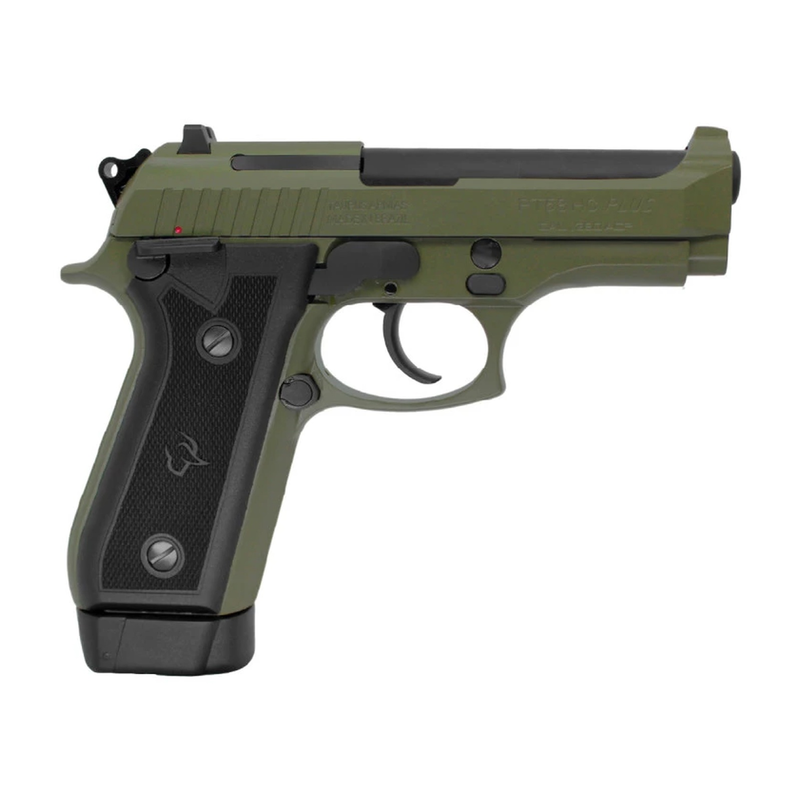 Pistola Taurus 58HCP Calibre .380 ACP Cano 4" Carb. P.Cerakote - OD Green
