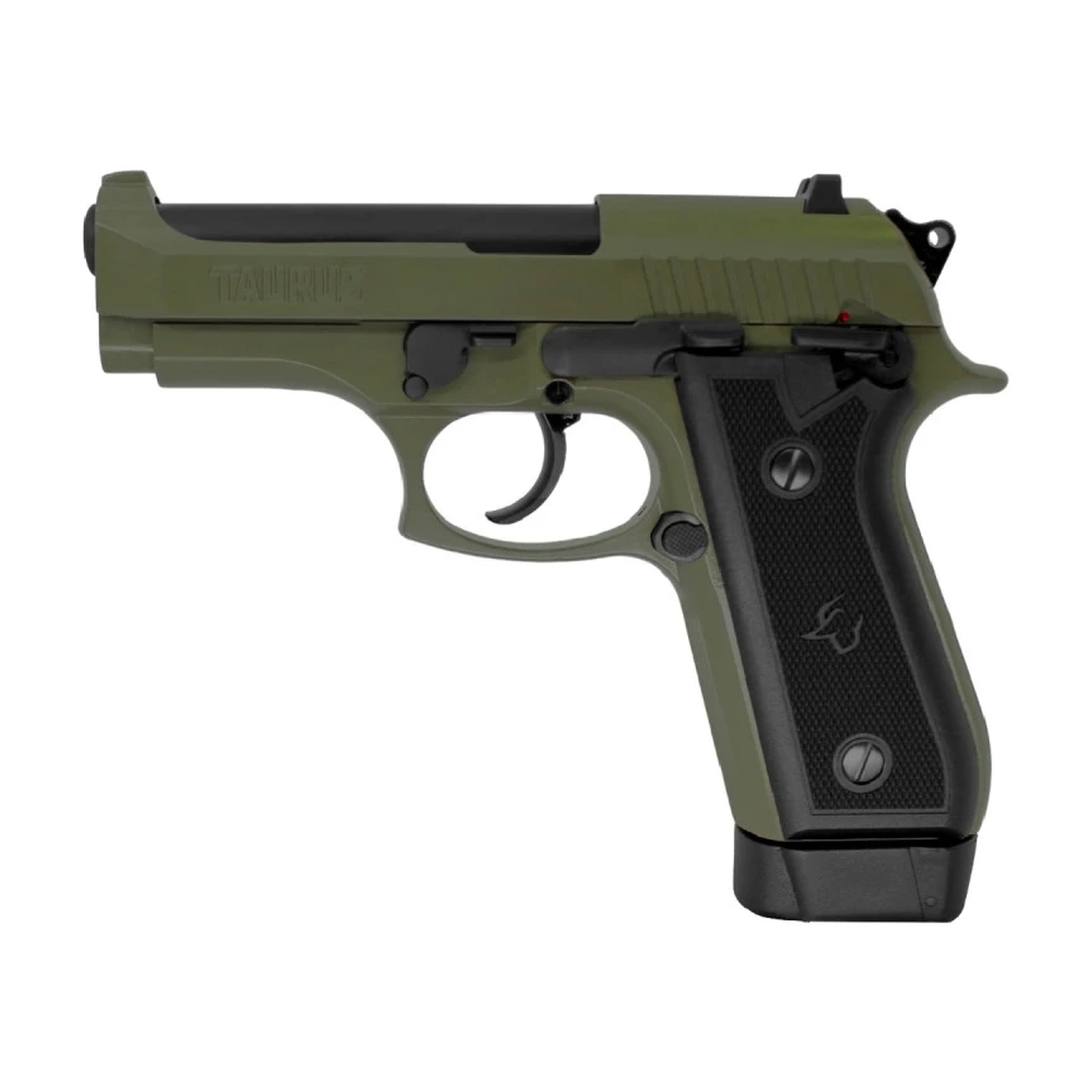 Pistola Taurus 58HCP Calibre .380 ACP Cano 4" Carb. P.Cerakote - OD Green - Imagem 2
