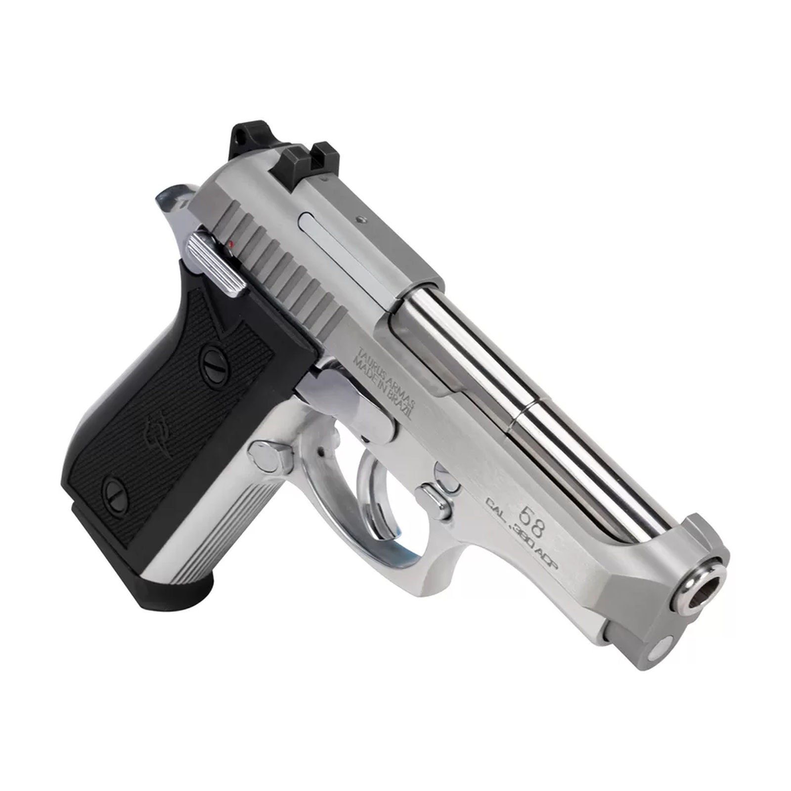 Pistola Taurus 58P Calibre .380 ACP Cano 4" Inox fosco