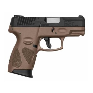 Pistola Taurus G2C Calibre 9 mm Cano 3" Carbono fosco - Brown