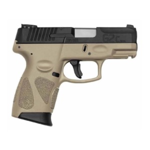 Pistola Taurus G2C Calibre 9 mm Cano 3" Carbono fosco - Tan