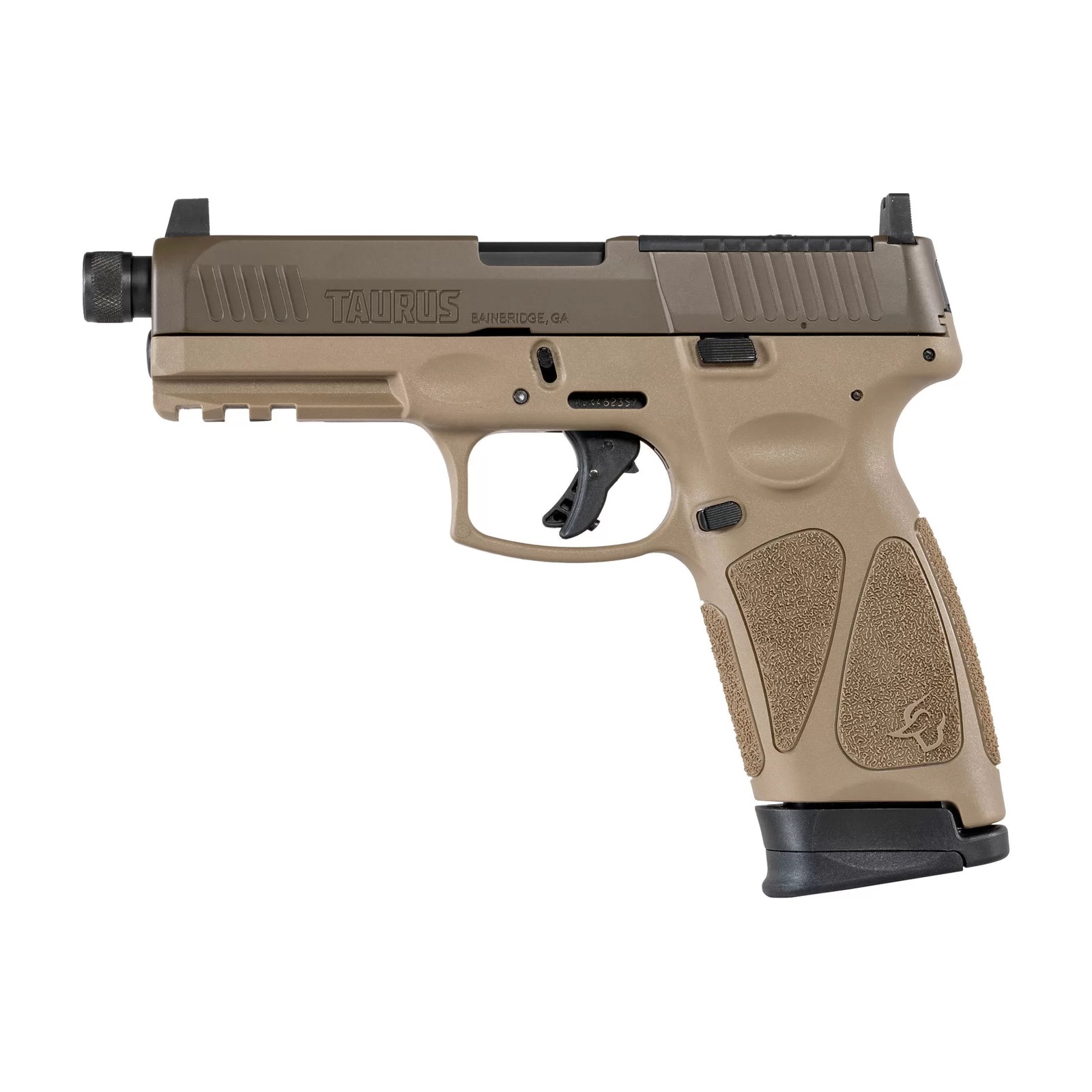 Pistola Taurus G3TACT Calibre 9 mm Cano 4,5" Carb. P.Cerakote (FDE) - Imagem 2