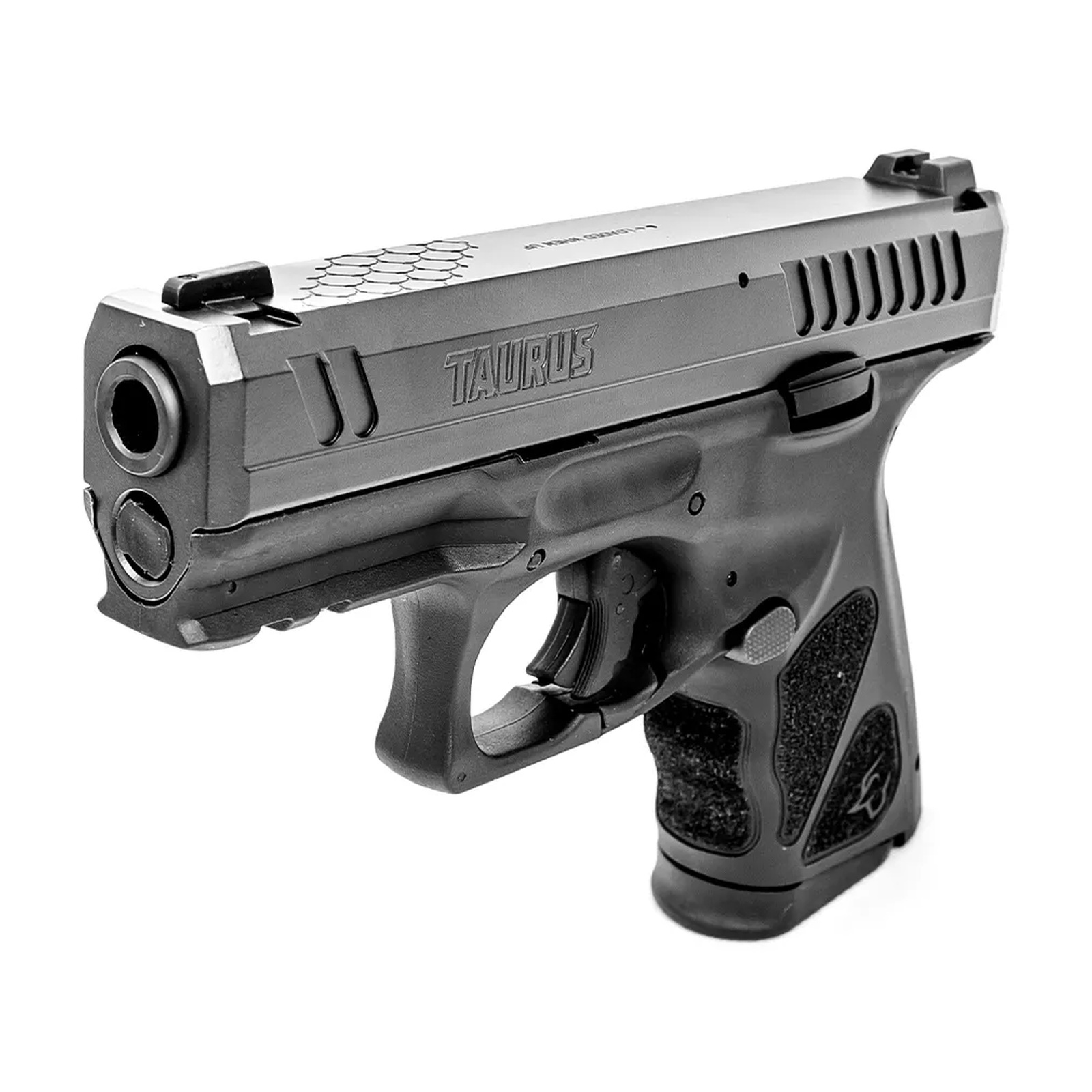 Pistola Taurus TS9C Calibre 9 mm Cano 3,7" Carbono Cerakote Graf. - Grafeno - Ambidestro - Imagem 4