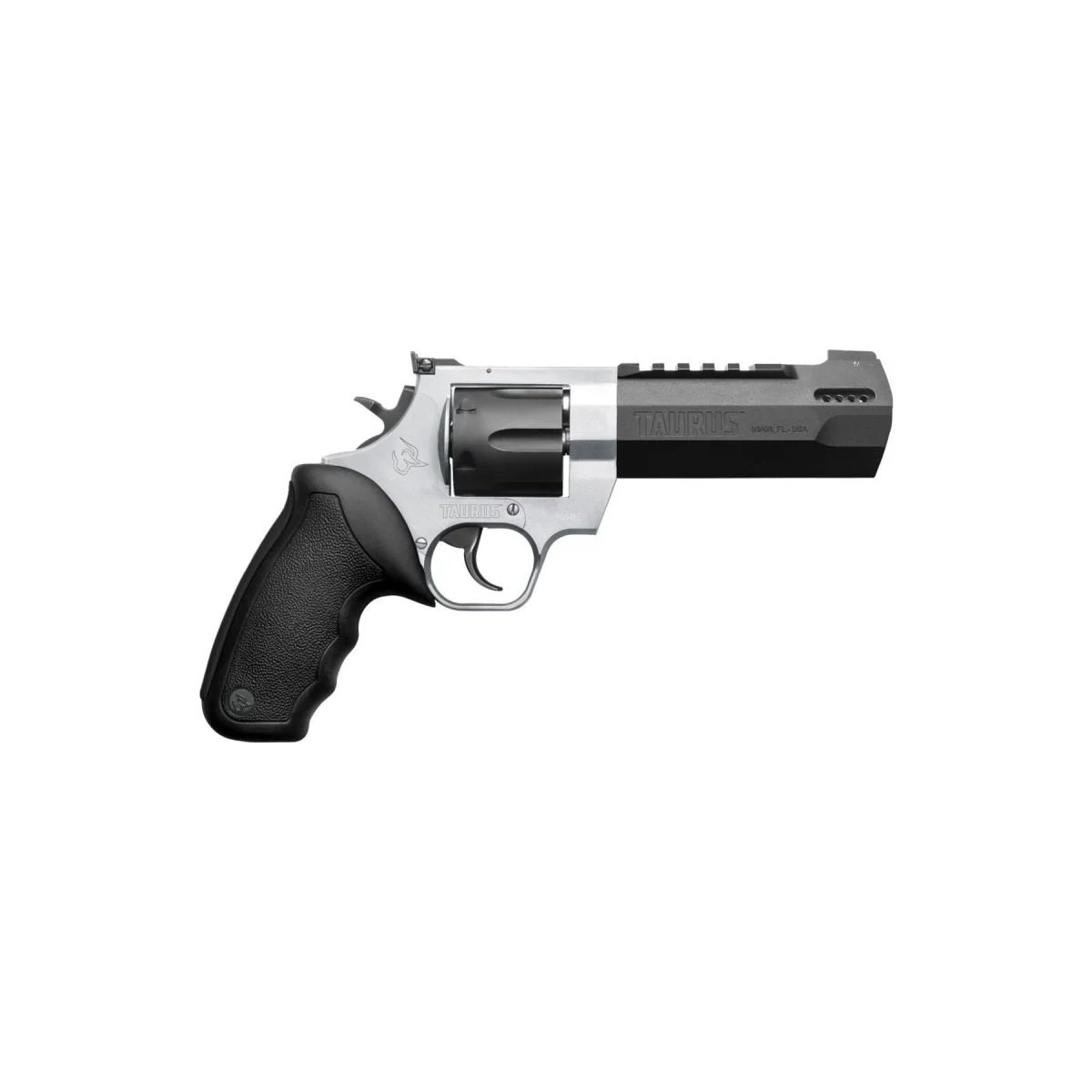 Revólver Taurus RT 357H Calibre .357 MAG Cano 5,1" Inox fosco Dual Tone (armação em inox fosco e acabamento em preto - Imagem 2