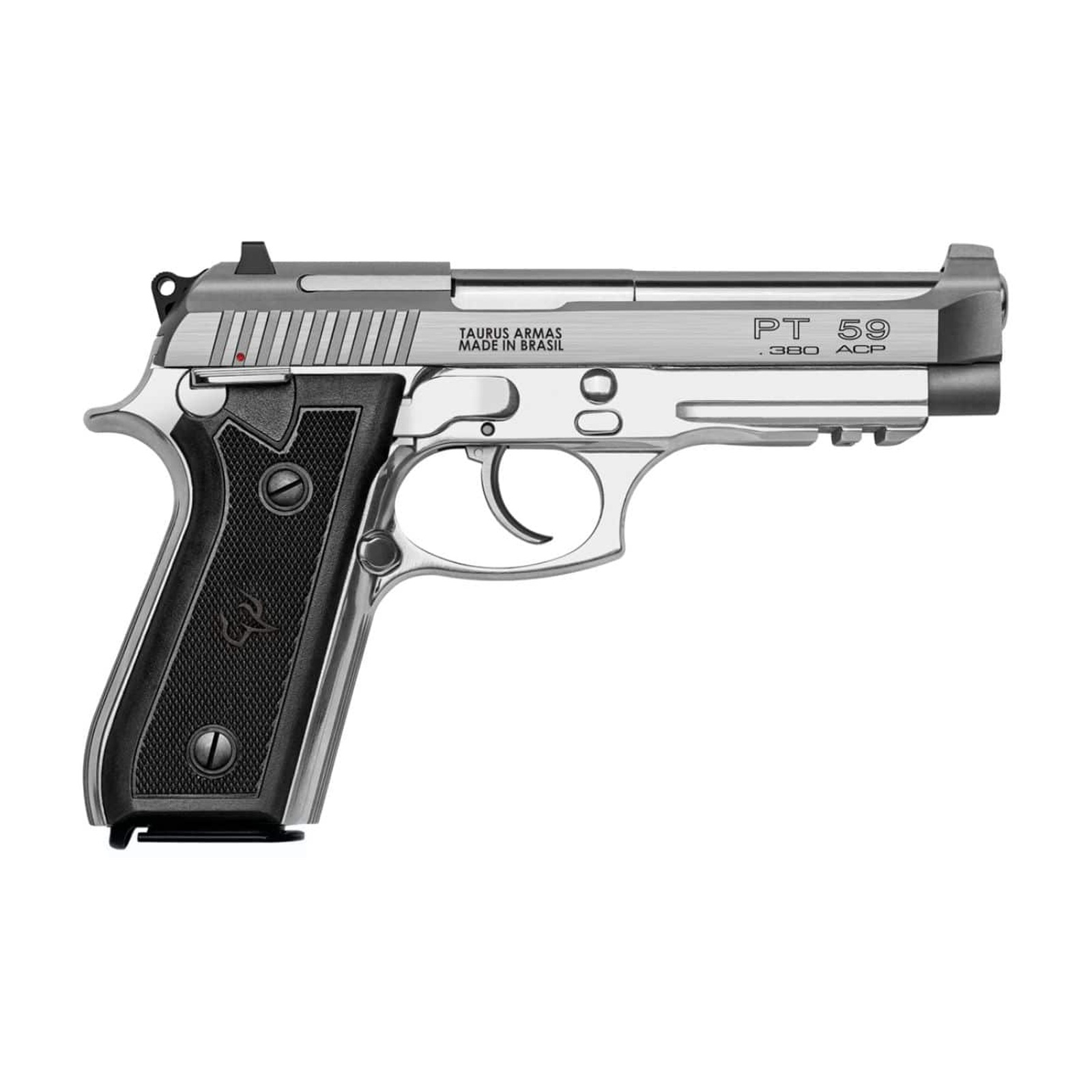 Pistola Taurus 59S Calibre .380 ACP Cano 5.2" Inox fosco
