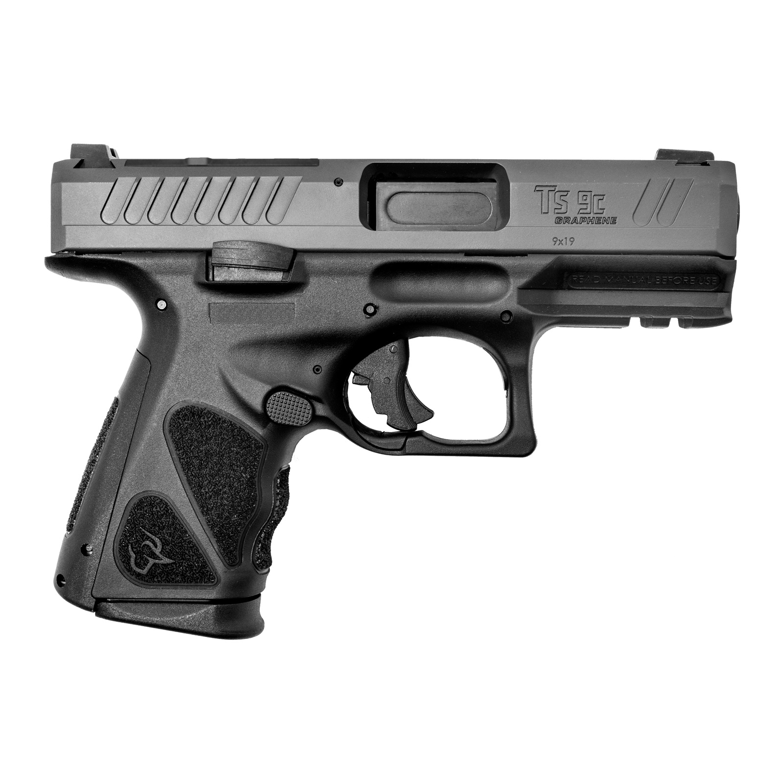 Pistola Taurus TS9C Calibre 9 mm Cano 3,7" Cerakote Elite Gray - Grafeno - Ambidestro - Imagem 2