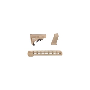 Kit de Conversão Taurus T4 14,5" M-LOK com Grip e Coronha Desert Sand